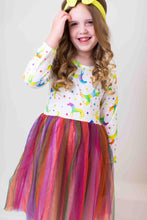 Load image into Gallery viewer, Born to Unicorn Long Sleeve Tutu Dress by Mila &amp; Rose
