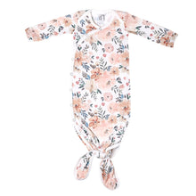 Load image into Gallery viewer, Newborn Knotted Gown - Patterned

