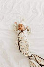 Load image into Gallery viewer, Newborn Knotted Gown - Patterned
