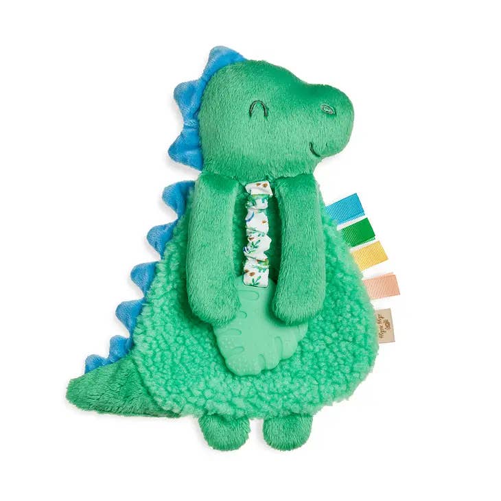 James the Dino Itzy Friends Lovey™ Plush with Silicone Teether Toy