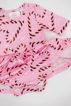Load image into Gallery viewer, Candy Cane Twirl Bodysuit by Mila &amp; Rose
