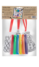 Load image into Gallery viewer, Holiday Ornaments Mini Coloring Kit 9 piece set by Ganz
