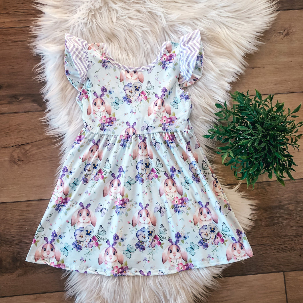 Pastel Bunny Bow Back Dress by TwoCan