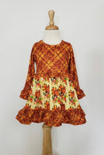 Load image into Gallery viewer, Plaid Scroll Turkey Dress
