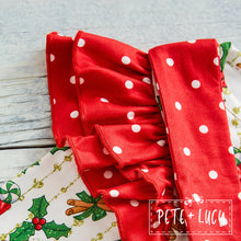 Load image into Gallery viewer, Christmas Mistletoe Girl 2-Piece Skirt Set
