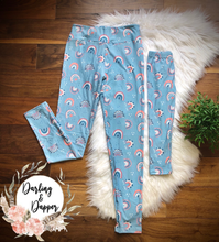 Load image into Gallery viewer, Mommy and Me Rainbow Leggings by Addy Cole
