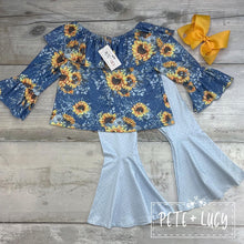 Load image into Gallery viewer, Sunflower Sweetness Bell Pants Set

