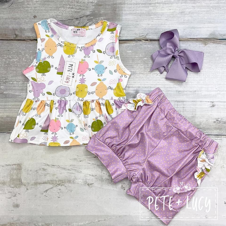Funny Fruits Two Piece Set
