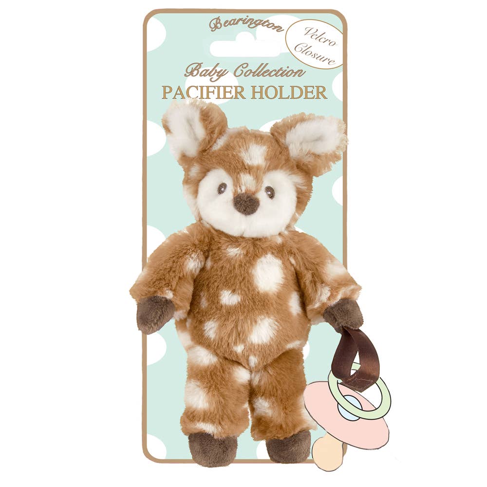 Lil' Willow Fawn Pacifier Holder by Bearington
