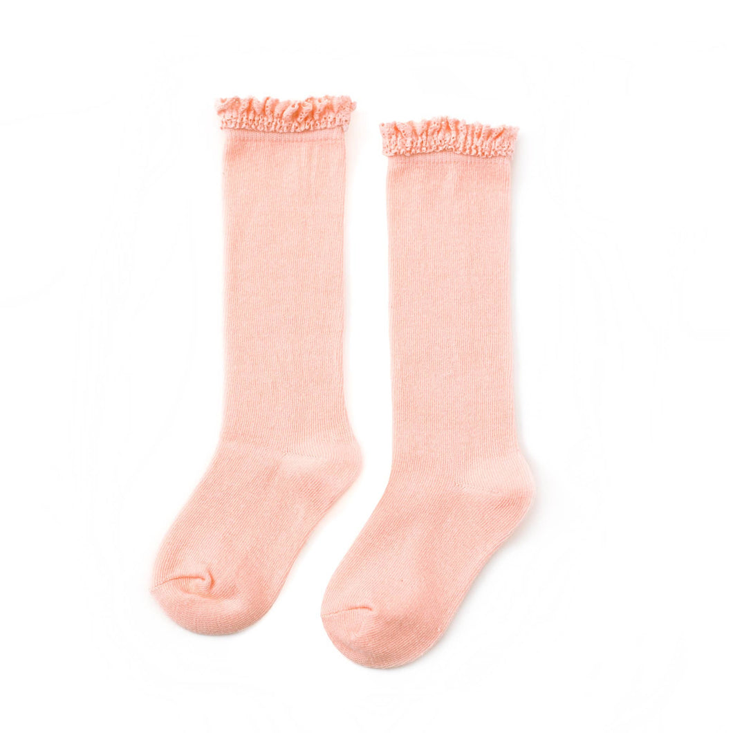 Pastel Lace Top Socks - Little Stocking Co.